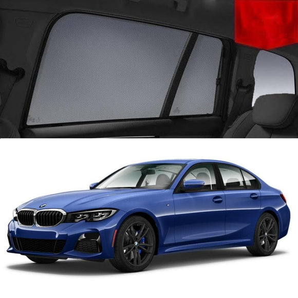 Car Sun Shade For BMW 3 Series 2019-2022 G20 | Car Shades | Magnetic Car Window Sun Shades | Snap Shades Alternative 