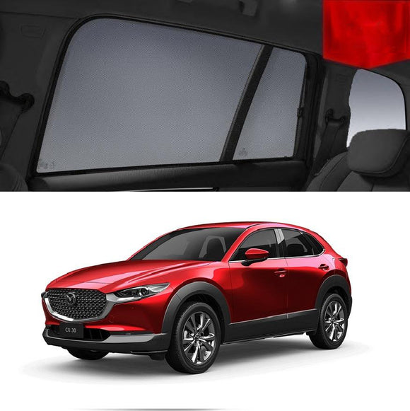 Car Sun Shade For Mazda CX-30 DM 2019-2022 | Car Shades | Magnetic Car Window Sun Shades | Snap Shades Alternative 