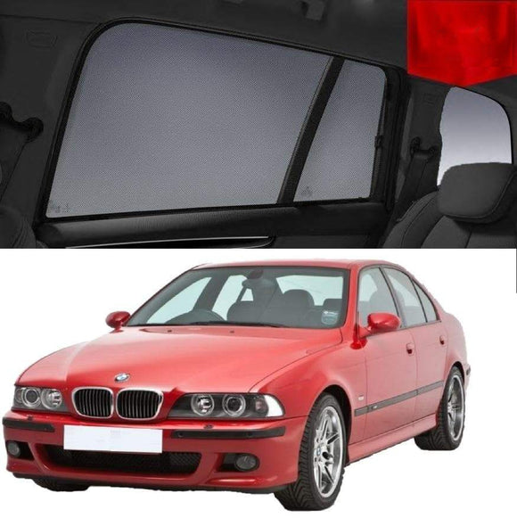 Car Sun Shade For BMW 5 Series 1995-2003 E39  | Car Shades | Magnetic Car Window Sun Shades | Snap Shades Alternative 