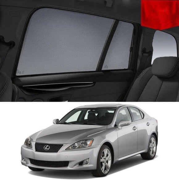 Car Sun Shade For LEXUS IS ( XE20) 2005-2013 Sedan | Car Shades | Magnetic Car Window Sun Shades | Snap Shades Alternative 