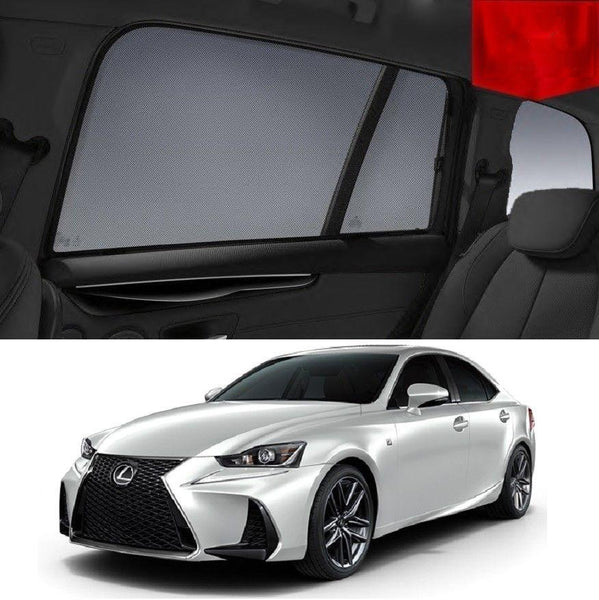 Car Sun Shade For LEXUS IS ( XE30) 2015-2019 Sedan   | Car Shades | Magnetic Car Window Sun Shades | Snap Shades Alternative 